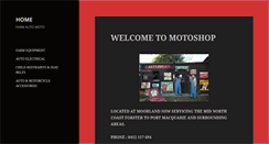 Desktop Screenshot of motoshop.com.au